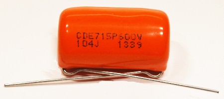 .1 mfd 600 volt Orange Drop Capacitor