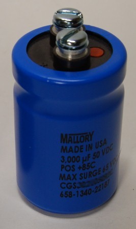 3000 mfd 50 volt Electrolytic Capacitor