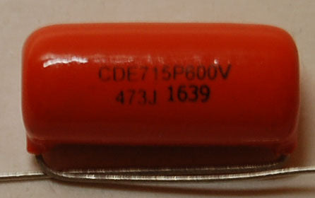 .047 mfd 600 volt Orange Drop Capacitor