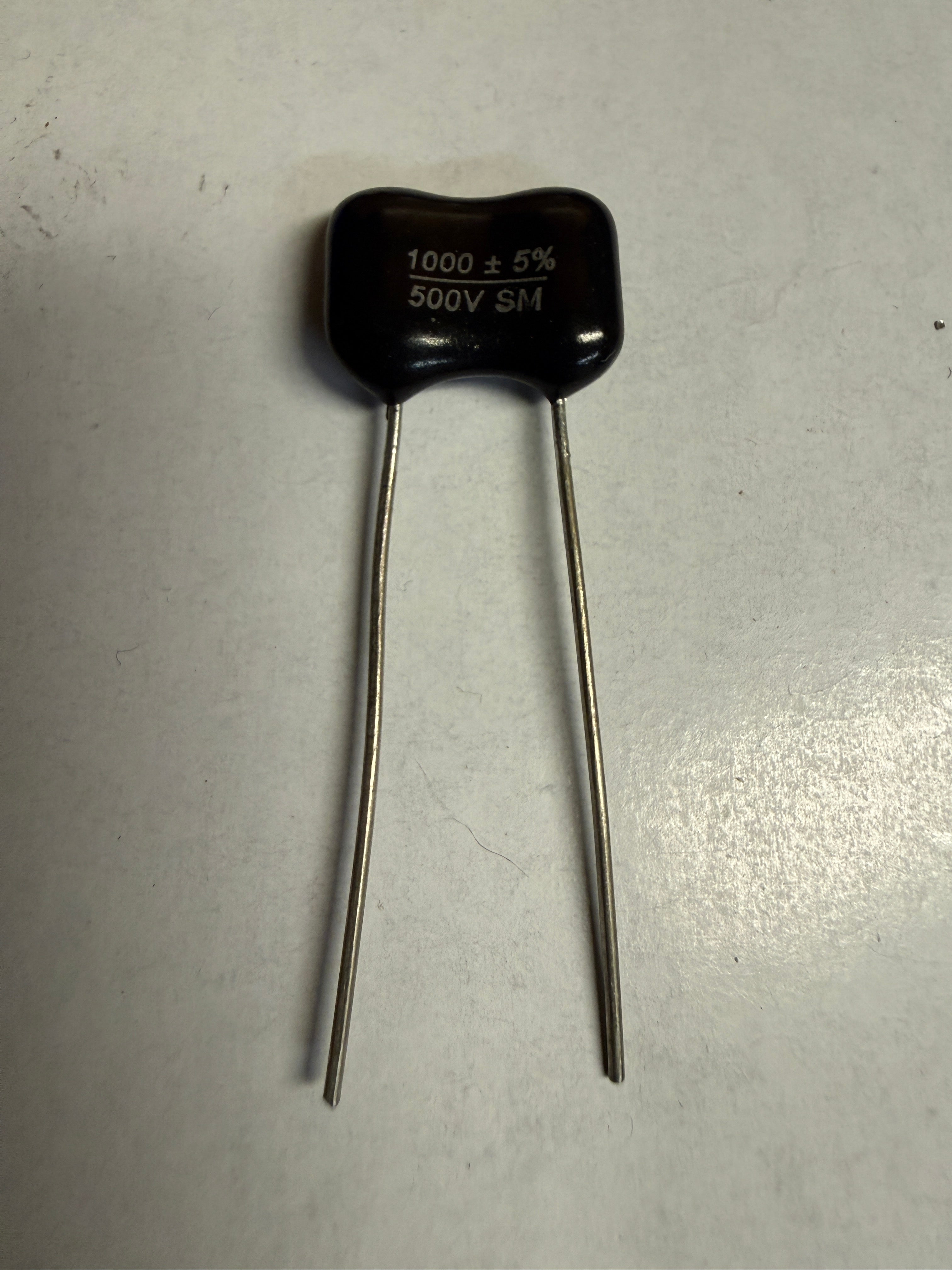 .001 mfd 500 volt Silver Mica Capacitor