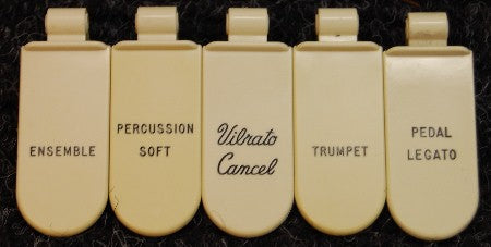 Flipper Tab for L- and M-series Organs